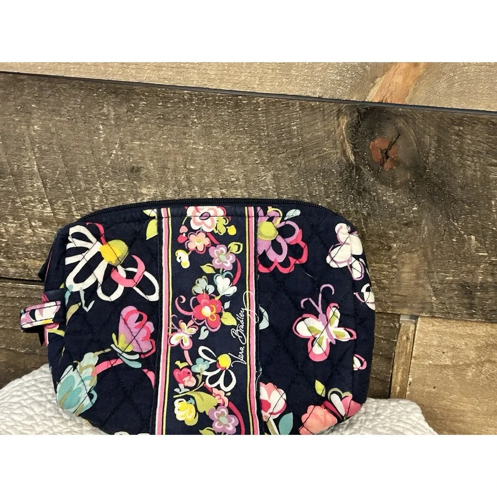 Vera Bradley 2 Small Cosmetic Bag‎ Change Lined